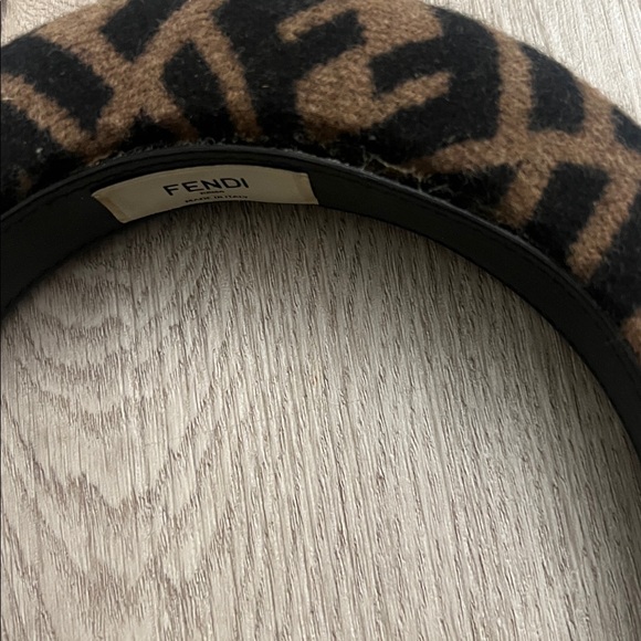 Fendi Black and Brown Patterned Headband - Picture 5 of 5
